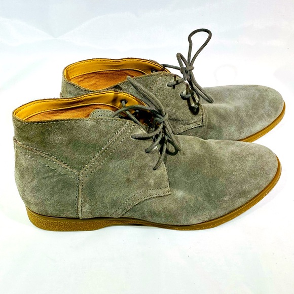 Franco Sarto Shoes - Franco Sarto Percy Olive suede Chukka Ankle Boot 9
